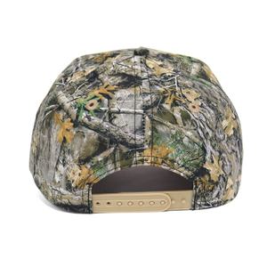 الشركة المصنعة تخصيص تصميم العلامة التجارية الخاصة بك شعار الموضة الجديدة نظرة جديدة ورقة ورقة قبعة التمويه إطار خمسة لوحة الغابات - Product Image 4