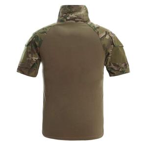 Costume grenouille à manches courtes camouflage costume d'entraînement tactique en plein air style d'été pour hommes résistant à l'usure et respirant - Product Image 5