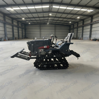 Cultivador de Cadena de 35 HP, Duradero, Multifuncional, con Rotocultivador, Tractor Doméstico para Terrenos Secos y Arroceras