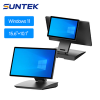 Caja Registradora Inteligente Suntek con WiFi para Windows, con Kit POS Completo y Soporte Plegable