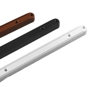 <b>Plastic</b> Guide Rail for Bedside Cabinets Drawers Cabinet Doors-Side-Mounted Roller <b>Sliding</b> Rails Easy Installation Kitchen RV Use - Product Image 1