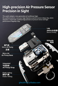 นาฬิกาอัจฉริยะวัดความดันโลหิต Pro Pump รุ่นปี 2026 สำหรับผู้สูงอายุ พร้อมระบบแจ้งเตือนเมื่อล้ม ระบบติดตามสุขภาพ AI 24 ชั่วโมง ความแม่นยำสูง หน้าจอ AMOLED กันน้ำ 5 ATM รองรับ OEM - Product Image 6