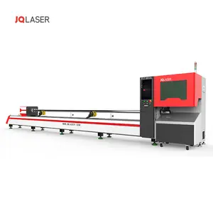 JQ Laser 6016L small aluminium tube lazer cutter Cnc metal tube pipe fiber laser cutting machine