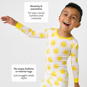 <span class=keywords><strong>Ensemble</strong></span> 2 pièces pour nouveau-né en bambou 95% et élasthanne 5% personnalisé, manches longues, décontracté, respirant, confortable, tissu tricoté, pyjama unisexe - Product Image 4