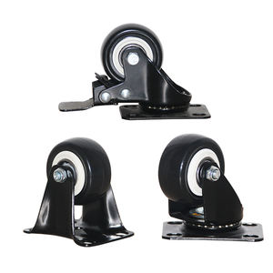 Chariots de réfrigérateur en PU diamant doré léger robuste 2 pouces 21mm <span class=keywords><strong>armoire</strong></span> à outils roulettes pivotantes - Product Image 2