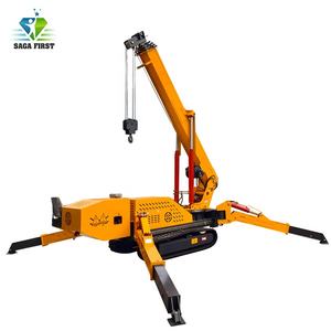 <span class=keywords><strong>Mini</strong></span> Spider Crane Teleskopik 8T untuk Angkat Beban Berat, Elevator, dan Pemasangan Dinding Kaca - Product Image 3