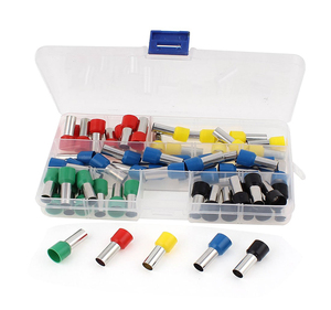 Moge 60Pcs Cách Điện Dây Uốn Nối Dây End Thiết Bị Đầu Cuối Cách Điện Ferrule Các Loại Bộ Dụng Cụ 4AWG - Product Image 2