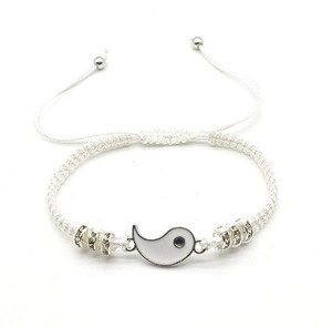 New Best Friend <b>Bracelets</b> for Matching Yin Yang <b>Adjustable</b> Cord <b>Bracelet</b> for Friendship Relationship Boyfriend Girlfr - Product Image 2