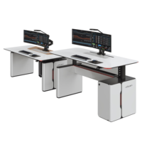 Bureau de travail réglable en hauteur, bureau de salle de contrôle