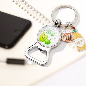 Thiết Kế Kim Loại PVC Dễ Thương Phim Hoạt Hình Phim Hoạt Hình Thép Không Gỉ Cứng Mở Chai Keychain Biểu Tượng Tùy Chỉnh - Product Image 3