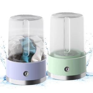 Mini-séchoir portable avec essoreuse pour le camping, design silencieux et anti-fuite pour laver les chaussettes, les sous-vêtements et les petites charges de linge - Product Image 4