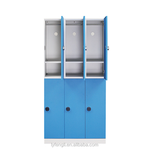 Casier scolaire avec armoire en acier à 6 portes et serrure magnétique, casier de travail pour le personnel, armoire de rangement - Product Image 4