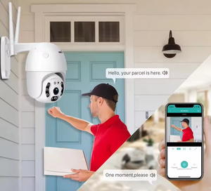 Cámara de Seguridad Exterior para el Hogar, CCTV, 2MP, <span class=keywords><strong>WIFI</strong></span>, PTZ, V380, Impermeable, Doble Lente, Audio Bidireccional, Visión Nocturna - Product Image 5