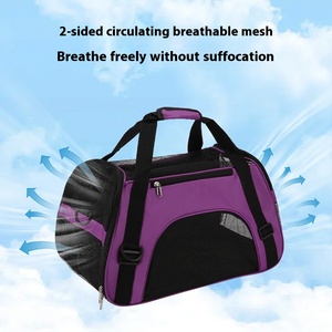 Bolsa de Transporte Plegable para Mascotas, Perros y Gatos, de Malla Transpirable y Diseño Moderno - Product Image 3
