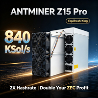 Bitmain Pro Z15 Z15 Pro Miner 840K ZEC Zcash Mesin Penambang Antminer Equihash ASIC Crypto Miner 840KSol 2780W 3.31J/KSol