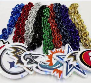 Collier avec grand logo personnalisé en mousse EVA haute densité lumineuse, en forme de chaîne, pour les fans de sport - Product Image 5
