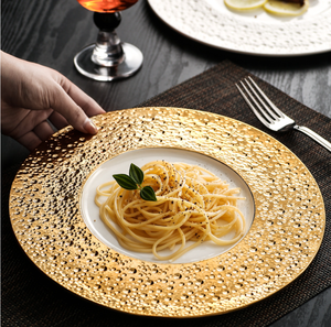 Assiettes en porcelaine écologiques inspirées de Mars, personnalisables, vente en gros, vaisselle pour les restaurants haut de gamme, les hôtels et les mariages - Product Image 4