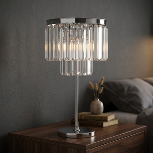 Dropshipping <b>Portable</b> Luxury Outdoor Restaurant Crystal Lantern Rechargeable <b>Table</b> Led <b>Lamp</b> Mood Lights <b>Table</b> <b>Lamp</b> - Product Image 2