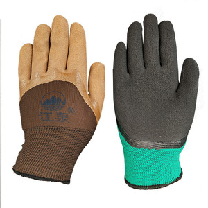 Jiangquan Latex Foam Work <b>Gloves</b> Full Hanging Anti Slip Breathable Construction Safety <b>Gloves</b> - Product Image 2