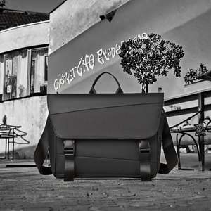 New Casual Woven Single Shoulder Crossbody Bag PU Business Men Messenger Chest Bag Wholesale Men <b>Handbags</b> Tote - Product Image 2