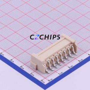 X9396WRS-08-9TSN Wire-to-Board Pin Header SMD,P=3.96mm,Horizontal Mount Connector 1x8P 3.96mm Horizontal Mount VH - Product Image 2