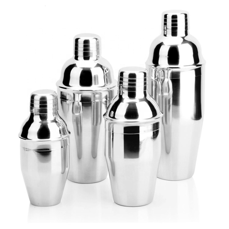 Multiple Sizes 250/350/550/750ML Bar Accessories 201 Coctelera Stainless Steel Wine Shakers Bottle