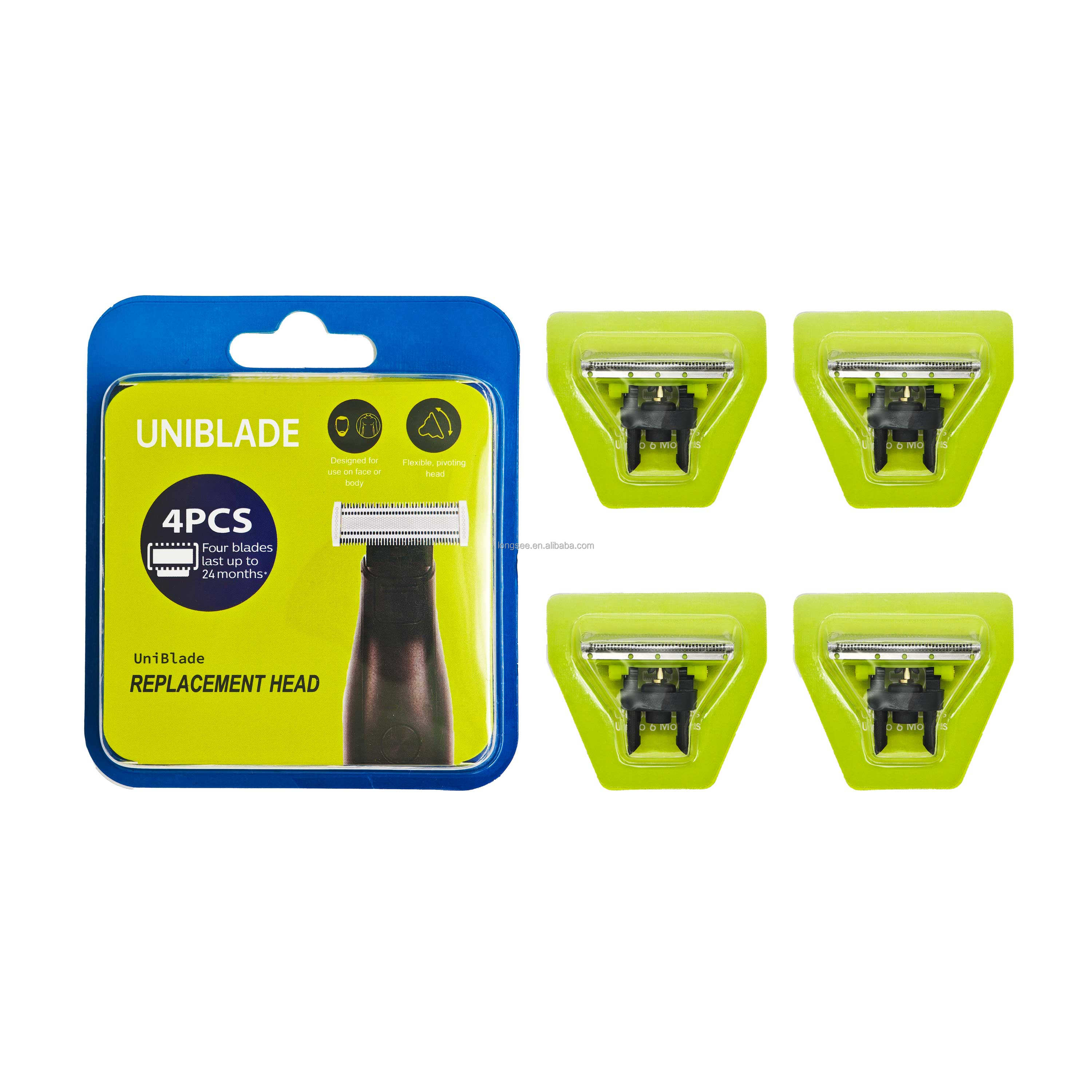 Confezione da 4 pezzi/colore