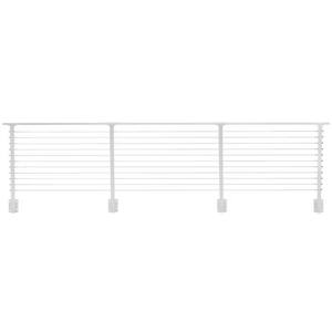 Garde-corps d'escalier en métal noir moderne, géométrie élégante et durabilité pour les escaliers de maisons contemporaines - Product Image 3