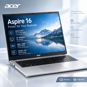 สำหรับ Acer Aspire 16 2025 i7-13620H 16GB 1TB กราฟิกการ์ด Intel โน้ตบุ๊ก 16 นิ้ว IPS 60Hz WiFi6 แล็ปท็อปบางเบา แล็ปท็อปสำหรับสำนักงาน - Product Image 1
