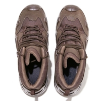 Bottes tactiques pour hommes sur mesure, vente en gros, chaussures d'extérieur mi-hautes, imperméables, en nubuck artificiel, chaussures tactiques pour hommes