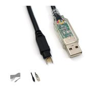 Kabel Serial USB ke TC2030-NL-FTDI-TTL-232RG-VIP tanpa Kaki dengan Pengisian Cepat 5A untuk Printer & Pemindai Barcode