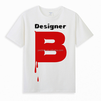 T-shirt pour homme avec impression graphique de logo personnalisé, 100% coton, marque de créateur, décontracté, manches courtes, streetwear pour homme