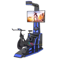 Jeu de sport chaud 9D VR simulateur de vélo d'exercice aire de jeux intérieure réalité virtuelle Machine de fitness