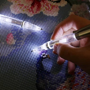 Stylo LED Lumineux en Acrylique Diamant XIXI en Forme de Cœur pour Dessin de Nature Morte - Nouvel Outil Transfrontalier Essentiel - Product Image 1