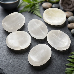 Pendientes de plata de imitación para mujer, piedras naturales de diferentes colores - Product Image 1