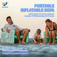 Chaise gonflable aquatique NovaSpark 70*79*63cm Native Paradise, capacité de charge de 100 kg sur piscine