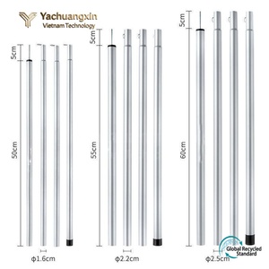 เสาเต็นท์ยืดหดได้ 4 ท่อน รุ่น YCX YCX-4.5 ทำจากไทเทเนียมอัลลอย แข็งแรงทนทาน พกพาสะดวก เหมาะสำหรับตั้งแคมป์กลางแจ้ง - Product Image 6