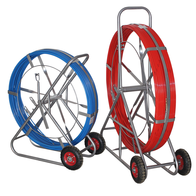 Manufacturer 100m-500m Fiberglass <strong>Cable</strong> <strong>Guide</strong> Roller <strong>Underground</strong> Detectable Duct Rodder