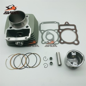 Kit de Cilindro <span class=keywords><strong>SNOR</strong></span> para Motocicleta Honda CG125, Junta de Culata, Anillo de Pistón, Diámetro de 65.5mm, Cilindro de 13 Pines - Product Image 2