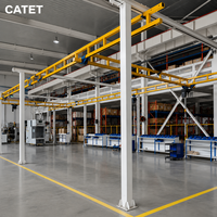 Station de travail pour grue à pont, capacité de levage 1,5 tonne, classe de travail M3 M4, pour levage de matériaux en atelier intérieur