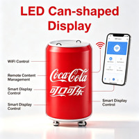 Display Kaleng Pendingin LED Berkualitas Tinggi, Kapasitas Besar 50L, Desain Stylish dengan Fitur Pengawet Kesegaran
