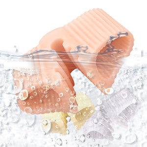 Confortable Gel Matériel Double-Trou Fil Séparateur D'orteils Pantoufles Chevrons Clip Pied Pad <span class=keywords><strong>Valgus</strong></span> Pouce Chevauchement Fit Bunion Toe - Product Image 5