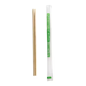 Wholesale Eco-Friendly Round Bamboo <b>Chopsticks</b> Twin Disposable Sushi Flatware Disposable wooden <b>chopstick</b> - Product Image 6