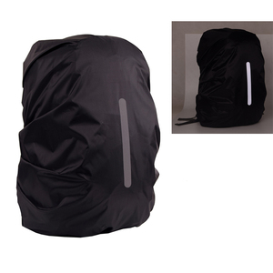 Personalizado portátil antipolvo negro noche al aire libre ciclismo montaña escalada seguridad alta visibilidad mochila reflectante cubierta de lluvia - Product Image 3