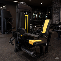Appareil professionnel de musculation à charges réglables pour l'extension des jambes assis, idéal pour l'exercice des quadriceps