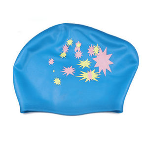 <span class=keywords><strong>Gorro</strong></span> de natación de carreras de silicona con logotipo personalizado OEM para mujeres adultas Pelo Largo tamaño <span class=keywords><strong>grande</strong></span> gorras de silicona impermeables para Entrenamiento de natación - Product Image 1