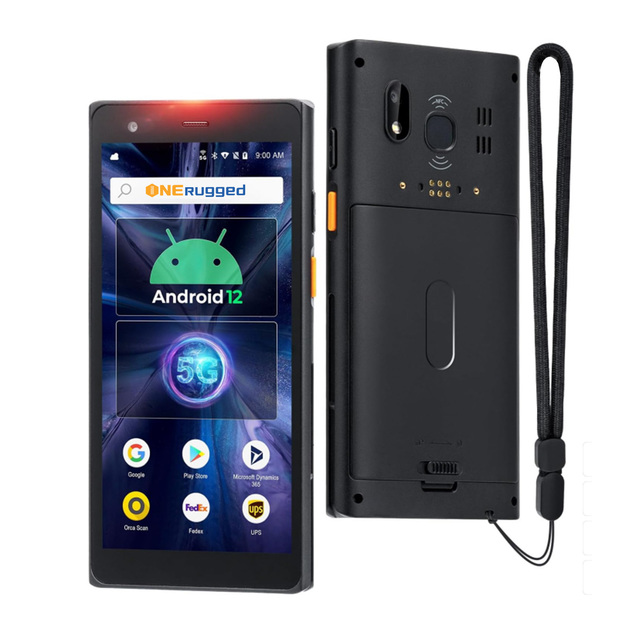 ONERugged H60T 5G Rugged PDA,5.99in Android Handheld, Large Battery, IP65 Waterproof, Zebra 2D Barcode Scanner, Wifi/BT/NFC/ USB