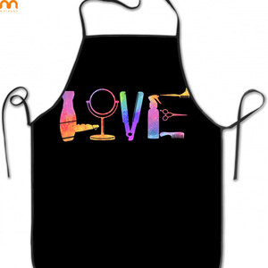 <span class=keywords><strong>Unisex</strong></span> Logo personalizzato personalizzato ricamo con tasche per utensili da parrucchiere cucina negozio di caffè BBQ grembiule - Product Image 4