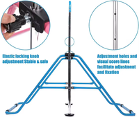 Barres horizontales réglables pour enfants à l'intérieur Barres de traction pour la force musculaire de la maison Barre de gymnastique portable pliable pour la salle de sport