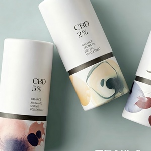 Emballage cosmétique écologique en papier ondulé doré de luxe pour huile essentielle d'aromathérapie - Product Image 5